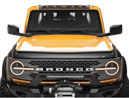 Husky Liners Aeroskin II Hood Protector Low Profile Deflector/Bug Shield |2830188| - Fits 2021-2026 Ford Bronco Sport | Hood Protector 1-pc Textured Black