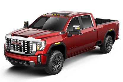 Husky Liners Aeroskin Hood Protector |2892106| - Fits 2015-2020 GMC Yukon/Yukon XL | Low Profile Deflector/Bug Shield - 1 pc. Chrome