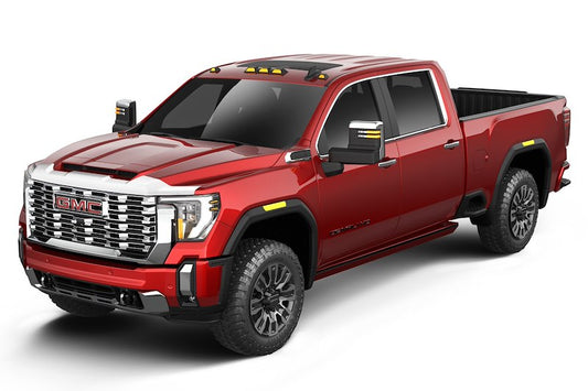 Husky Liners Aeroskin Hood Protector Low Profile Deflector/Bug Shield |2892180| - Fits 2022-2025 GMC Hummer EV | Hood Protector 1-pc Chrome