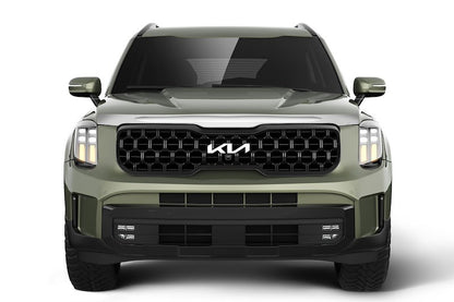 Husky Liners Aeroskin Hood Protector |2892218| - Fits 2020-2025 Kia Telluride | Low Profile Deflector/Bug Shield - 1 pc. Chrome