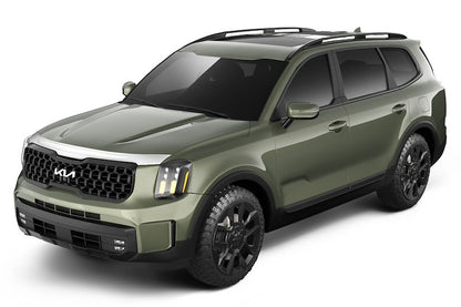 Husky Liners Aeroskin Hood Protector |2892218| - Fits 2020-2025 Kia Telluride | Low Profile Deflector/Bug Shield - 1 pc. Chrome