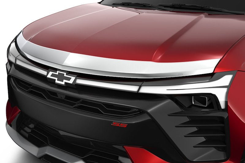 Husky Liners Aeroskin Hood Protector Low Profile Deflector/Bug Shield |2892225| - Fits 2024-2026 Chevrolet Blazer EV, Hood Protector 1-pc Chrome