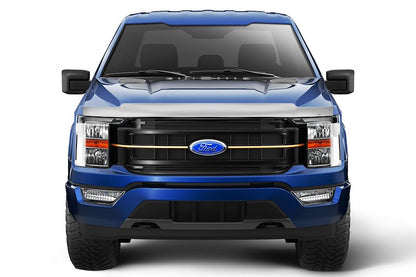 Husky Liners Aeroskin Hood Protector Low Profile Deflector/Bug Shield |2892229| - Fits 2021-2026 Ford F-150 (Tremor) 2024-2026 Ford F-150 (Platinum & King Ranch) | Hood Protector 1-pc Chrome