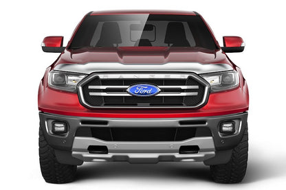 Husky Liners Aeroskin Hood Protector |2892266| - Fits 2024-2026 Ford Ranger, Hood Protector 1-pc Chrome