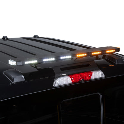 Putco Tri-Hornet LED Stealth Rooftop Strobe Light Bar (Amber, White & Blue) - 36" Tri Color Strobe Light |950236|