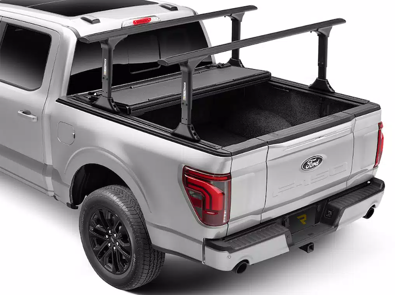 RealTruck BAKFlip MX4 TS (GEN 3) Hard Folding Tonneau Cover w/ T-Slot Rails - 449409TTS