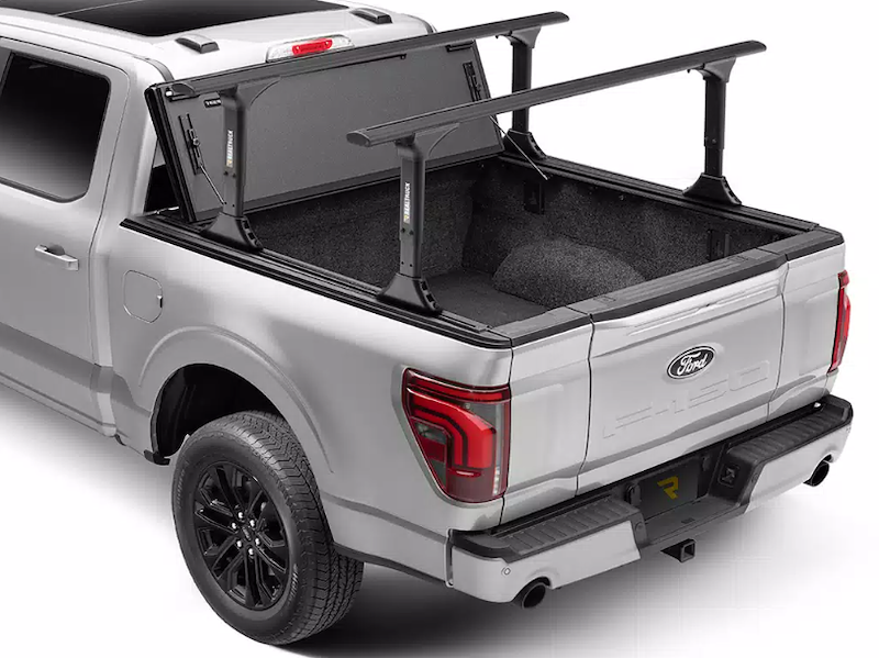 RealTruck BAKFlip MX4 TS (GEN 3) Hard Folding Tonneau Cover w/ T-Slot Rails - 449409TTS