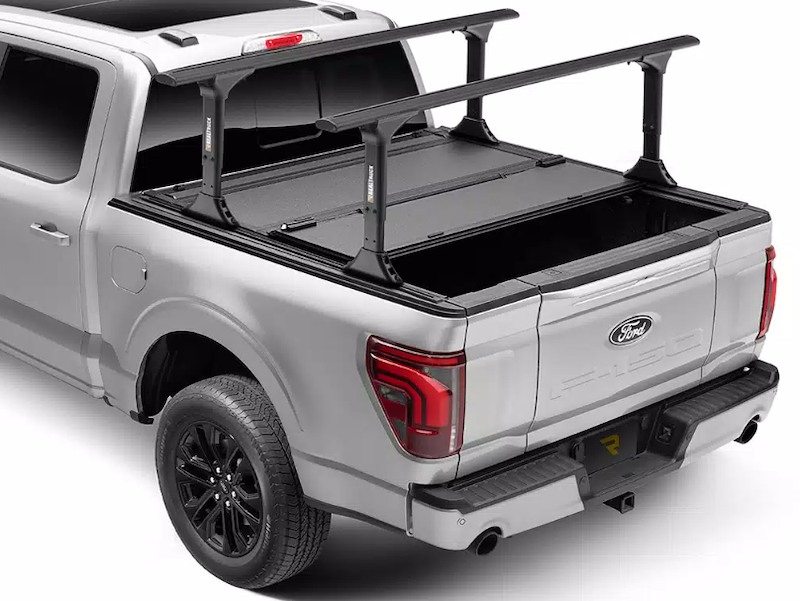 RealTruck BAKFlip MX4 TS (GEN 3) Hard Folding Tonneau Cover w/ T-Slot Rails - 449441TS