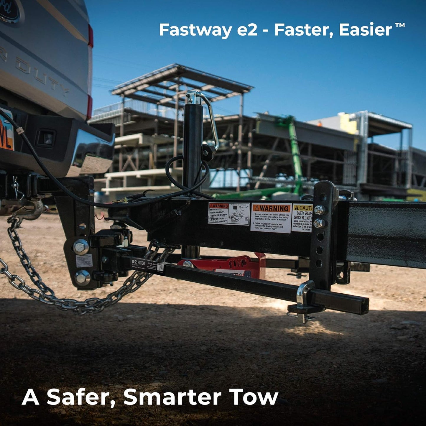 Fastway e2 2-Point Sway Control Trunnion Hitch,  4,500 - 12,000 Lbs. Trailer Weight Rating, Weight Distribution Kit Includes Standard Hitch Shank, Ball NOT Included