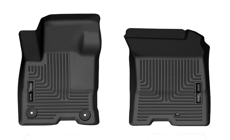 Husky Liners X-act Contour Floor Mats |51451| - Fits 2022-2026 Ford Maverick (Hybrid Models Only) | Front Row, 2-pc Black