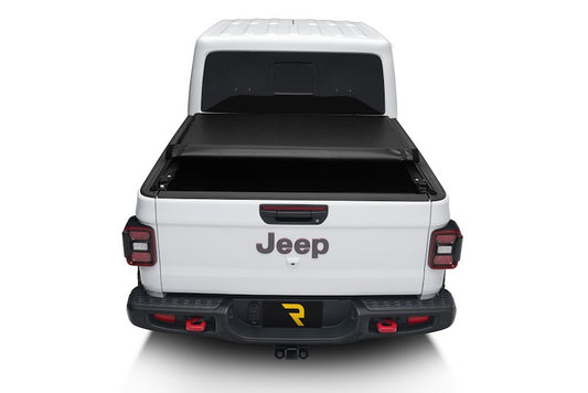 RealTruck TruXedo Lo Pro Soft Roll Up Truck Bed Tonneau Cover | 523201 | Fits 2020-2026 Jeep Gladiator, w or w/oTrail Rail System 5' Bed (60")