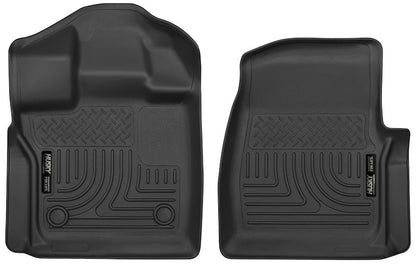 Husky Liners X-act Contour Floor Mats |52751| - Fits 2015-2026 Ford F-150 Standard CAB | Front Row, 2-pc Black