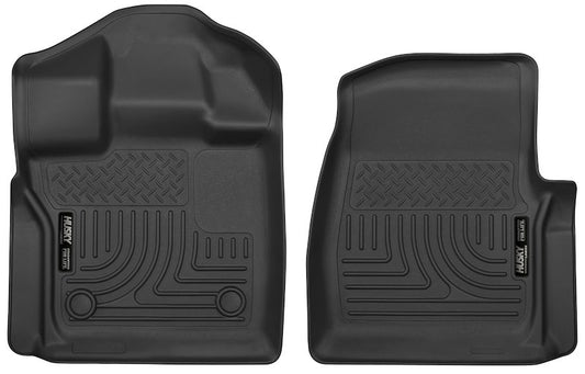 Husky Liners X-act Contour Floor Mats |52751| - Fits 2015-2026 Ford F-150 Standard CAB | Front Row, 2-pc Black