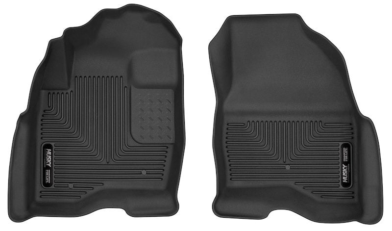 Husky Liners X-act Contour Floor Mats |53331| - Fits 2015-2019 Ford Explorer | Front Row, 2-pc Black