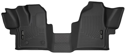 Husky Liners X-act Contour Floor Mats |53481| - Fits 2015-2021 Ford Transit 150/250/350/350HD | Front Row, 1-pc Black