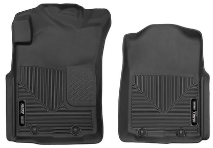 Husky Liners X-act Contour Floor Mats |53721| - Fits 2005-2011  Toyota Tacoma, Double, Access & Standard CAB | Front Row, 2-pc Black