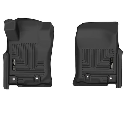 Husky Liners X-act Contour Floor Mats |53761| - Fits 2013-2024 Toyota 4Runner, 2014-2023 Lexus GX460 | Front Row, 2-pc Black