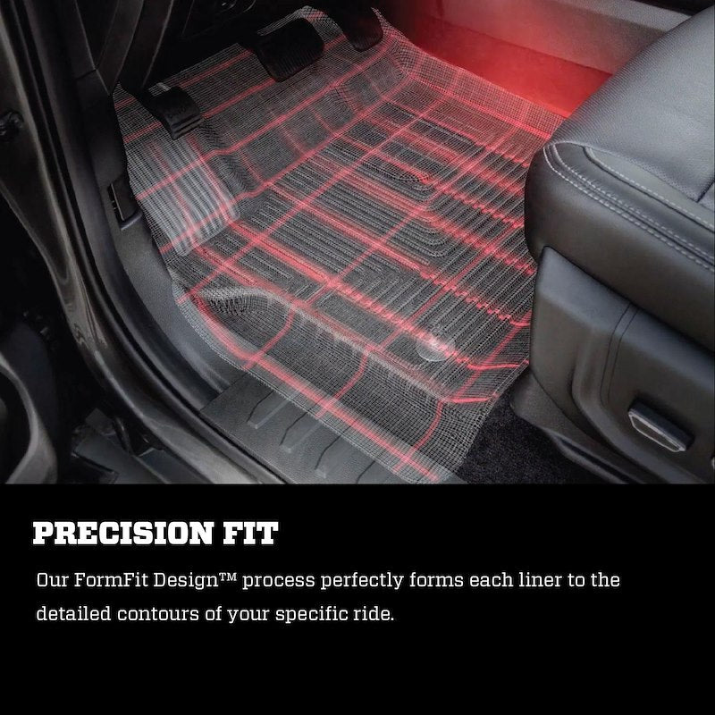 Husky Liners X-act Contour Floor Mats |54531| - Fits 2018-2026 Jeep Gladiator / Wrangler JL, 2020-2026 Jeep Gladiator | Front Row, 2-pc Black