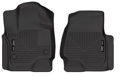 Husky Liners X-act Contour Floor Mats |54651| - Fits 2018-2024 Ford Expedition/Lincoln Navigator | Front Row, 2-pc Black
