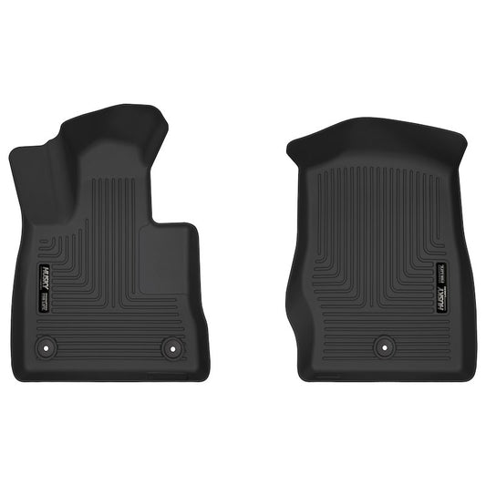 Husky Liners X-act Contour Floor Mats |54871| - Fits 2020-2026 Ford Explorer | Front Row, 2-pc Black