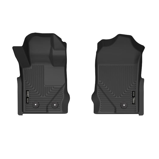 Husky Liners X-act Contour Floor Mats |55941| - Fits 2021-2026 Ford Bronco | Front Row, 2-pc Black