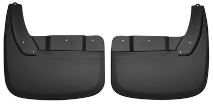 Husky Liner Mud Guards |57181| - Fits 2010-2018 RAM 3500 DUALLY; Rear Mud Guard - 2pc Black