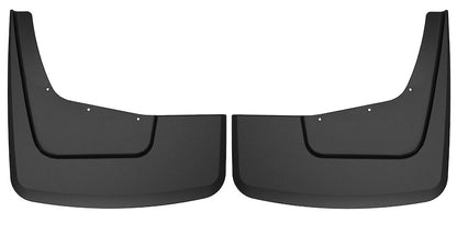 Husky Liners Custom Mud Guards |57751| - Fits 2020 - 2026 Chevrolet Silverado 3500HD Dually | DUALLY REAR MUD GUARDS, 2-pc Black