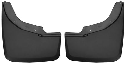 Husky Liners Mud Guards |57871| - Fits 2015-2019 Chevrolet Silverado/GMC Sierra 3500 HD; Custom Molded Mud Guards 2-pc Black