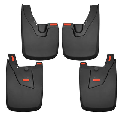 Husky Liners Custom Mud Guards |58056| - Fits 2019-2026 Ram 2500 & 3500 Models w/OEM Factory Fender Flares ONLY (NO Power Wagon/Dually) | Front & Rear Set, 4-pc Black