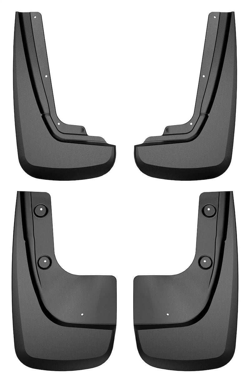 Husky Liners Custom Mud Guards |58096| - Fits 2022-2026 Jeep Grand Cherokee (Includes 4XE Models, Excludes WK & L Series) | Front & Rear Set, 4-pc Black