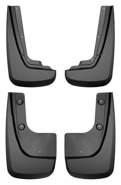 Husky Liners Custom Mud Guards |58096| - Fits 2022-2026 Jeep Grand Cherokee (Includes 4XE Models, Excludes WK & L Series) | Front & Rear Set, 4-pc Black