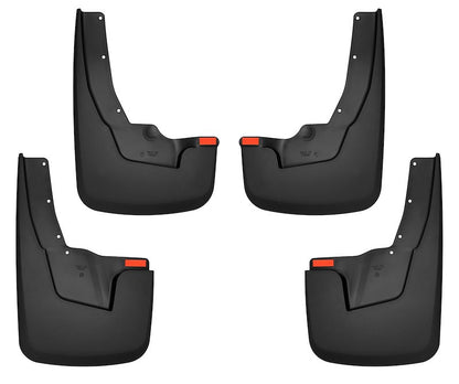 Husky Liners Front & Rear Mud Guards |58136| - Fits 2019-2024 Ram 1500 (New Body Style) w/OEM Fender Flares (Will NOT fit Models w/Out OEM Flares,  4 Pc Black