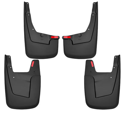 Husky Liners Mud Guards |58146| - Fits 2019-2024 Ram 1500 w/Out OEM Fender Flares - Front & Rear Mud Guards - 4 Pc Black |