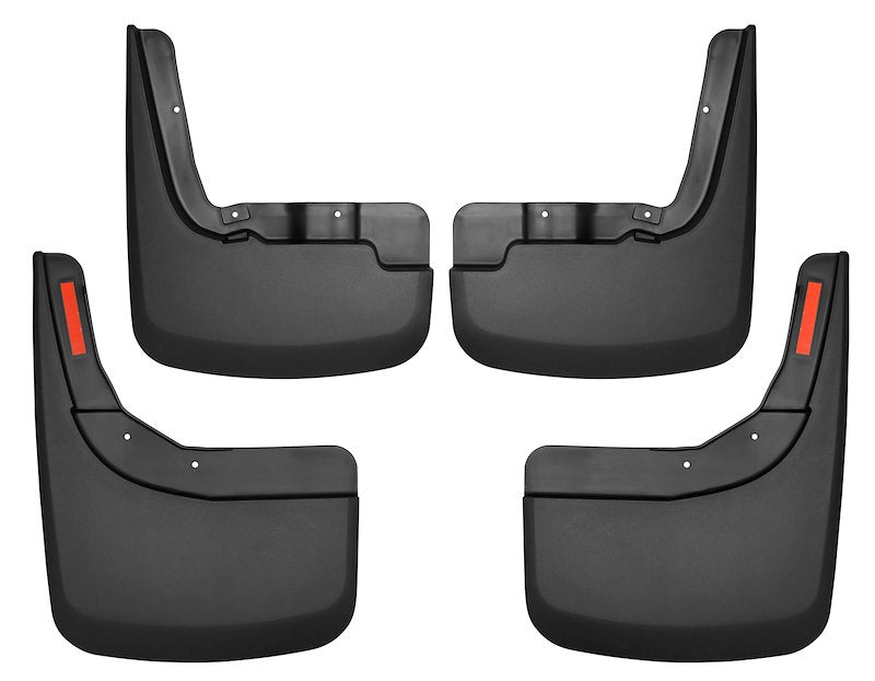 Husky Liners Custom Mud Guards |58266| - Fits 2019-2026 Chevrolet Silverado 1500 (Excludes ZR2, LT Trail Boss, Custom Trail Boss) | Front Set, 4-pc Black