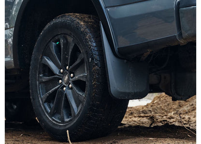 Husky Liners Mud Guards |58476| - Fits 2017-2026 Ford F-250/F-350 Super Duty w/Single Rear Wheels & OEM Fender Flares, Front & Rear Set - 4 Pc Black