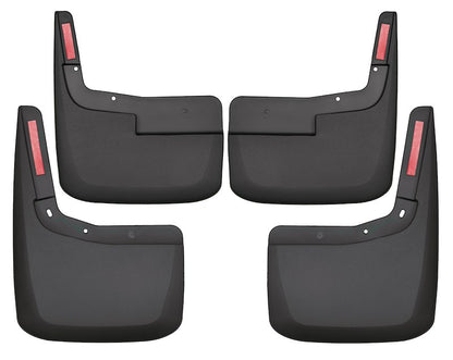Husky Liners Mud Guards |58526| - Fits 2021-2026 Ford F-150 (Excludes Raptor Models), Front and Rear Set - 4 Pc. Black