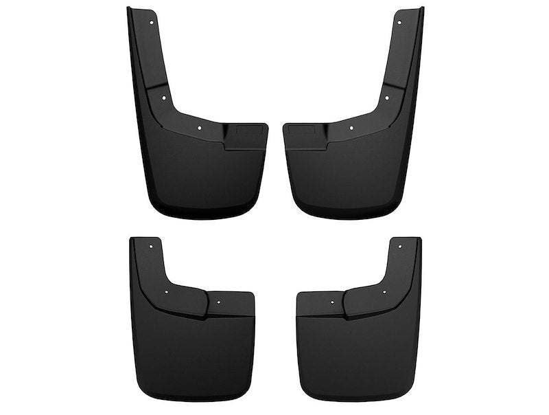 Husky Liners Custom Mud Guards |58546| - Fits 2024-2026 Ford Ranger XLT, SuperCrew (Crew Cab),Will NOT FIT Raptor | Front & Rear, 4-pc Black