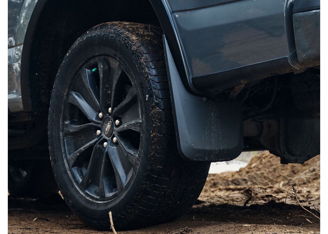 Husky Liners Rear Mud Guards |59481| - Fits 2017-2026 Ford F-350/F-450 Super Duty Dually - 2 Pc. Black