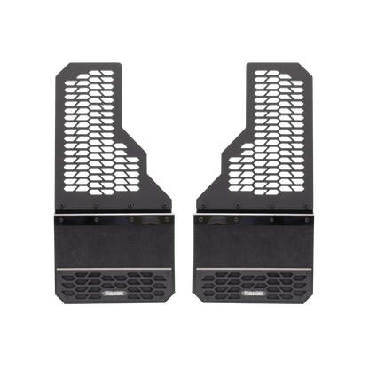 Putco Black HEX Mud Skins - Rear Pair |78255| - Fits Ford F350 / F450 2011-2016 Dually