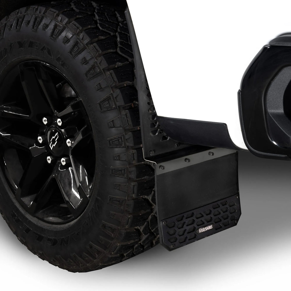 Putco Black HEX Mud Skins - Rear Pair |78255| - Fits Ford F350 / F450 2011-2016 Dually