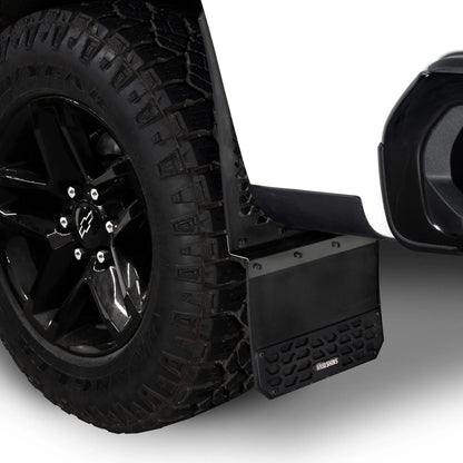 Putco Black HEX Mud Skins - Rear Pair |78255| - Fits Ford F350 / F450 2011-2016 Dually