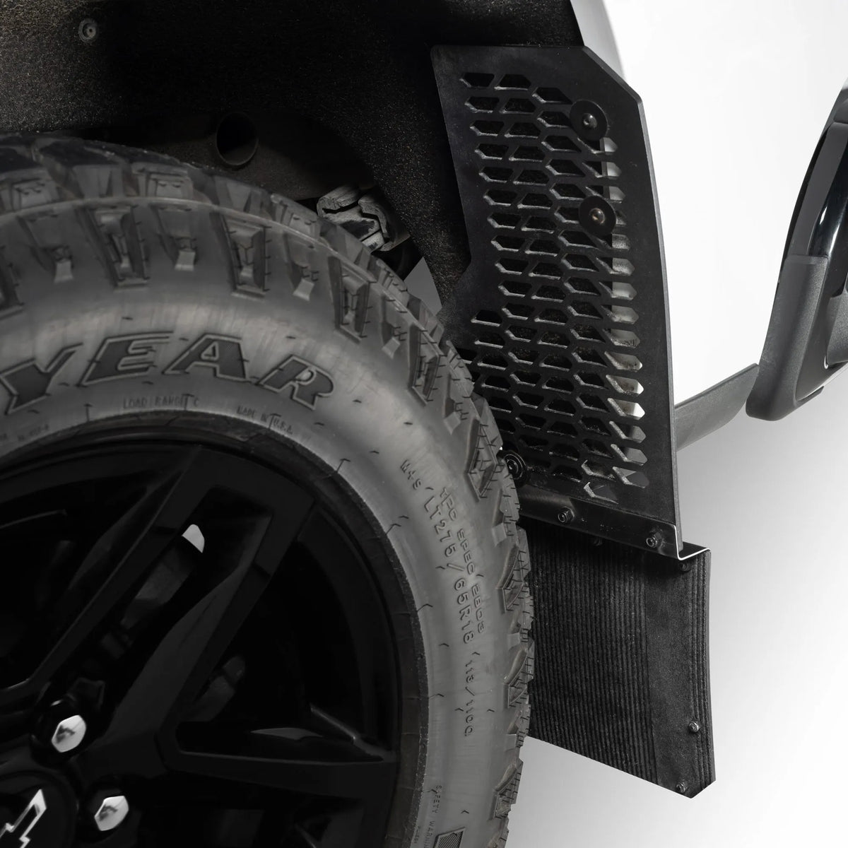 Putco Black HEX Mud Skins - Rear Pair |78255| - Fits Ford F350 / F450 2011-2016 Dually
