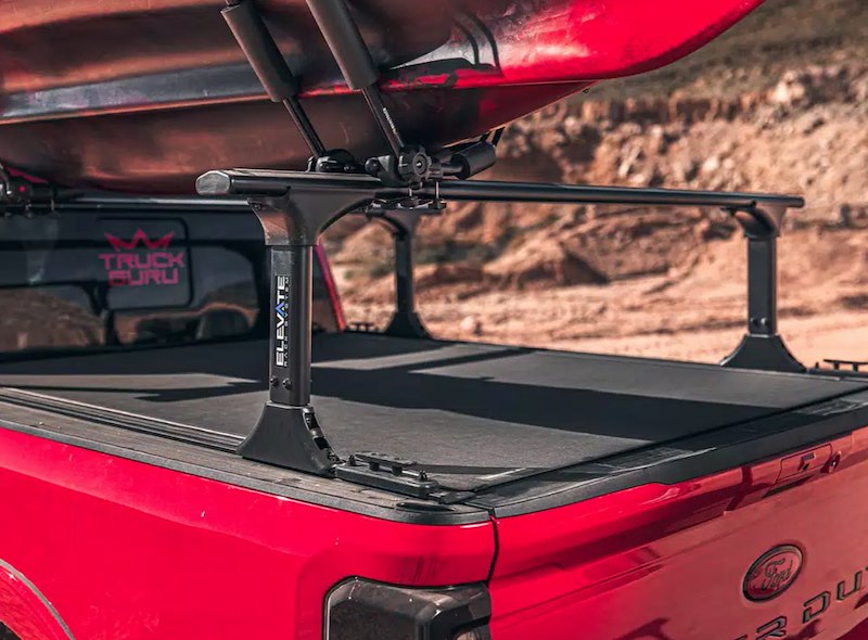 RealTruck BAK Revolver X4 TS Hard Roll-Up Tonneau Cover w/ T-Slot Rails - 80324RK