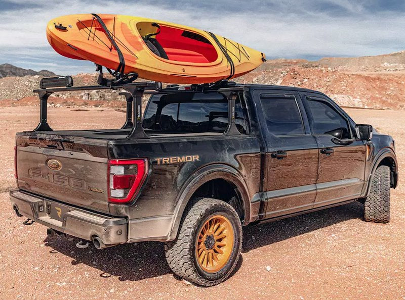 RealTruck BAK Revolver X4 TS Hard Roll-Up Tonneau Cover w/ T-Slot Rails - 80324RK