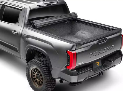 RealTruck BAK Revolver X4 TS Hard Roll-Up Tonneau Cover w/ T-Slot Rails - 80440RK