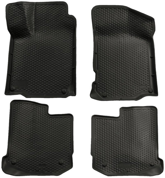 Husky Liners Classic Style Floor Mats |89311| - Fits 2000-2005 Volkswagen Golf & Jetta; 1998-2010 Beetle | Front & 2nd Row, 4-pc Black