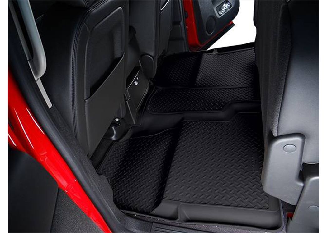Husky Liners Classic Style Floor Mats |89311| - Fits 2000-2005 Volkswagen Golf & Jetta; 1998-2010 Beetle | Front & 2nd Row, 4-pc Black