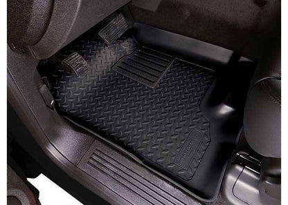 Husky Liners Classic Style Floor Mats |89311| - Fits 2000-2005 Volkswagen Golf & Jetta; 1998-2010 Beetle | Front & 2nd Row, 4-pc Black