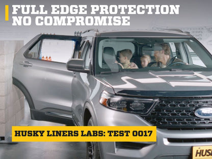 Husky Liners Door Edge Guards, Color-Matched |92000D4| - Fits 2021-2026 Ford F-150 | Stainless Steel, Rapid Red Metallic Tri Coat 4-pc.