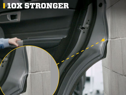 Husky Liners Door Edge Guards, Color-Matched |92000D4| - Fits 2021-2026 Ford F-150 | Stainless Steel, Rapid Red Metallic Tri Coat 4-pc.